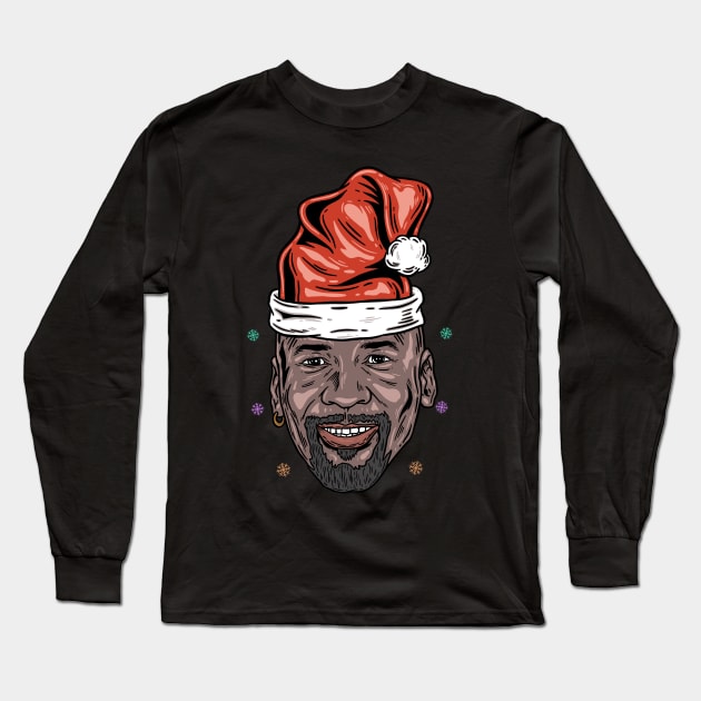 SANTA MJ Long Sleeve T-Shirt by Tee Trends